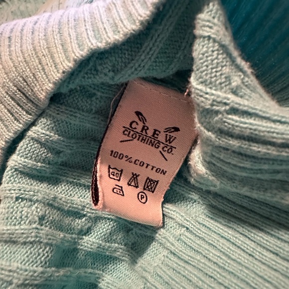 Crew Clothing Co Sky Blue Cable Knit Sweater UK 14 / US M - Picture 6 of 6
